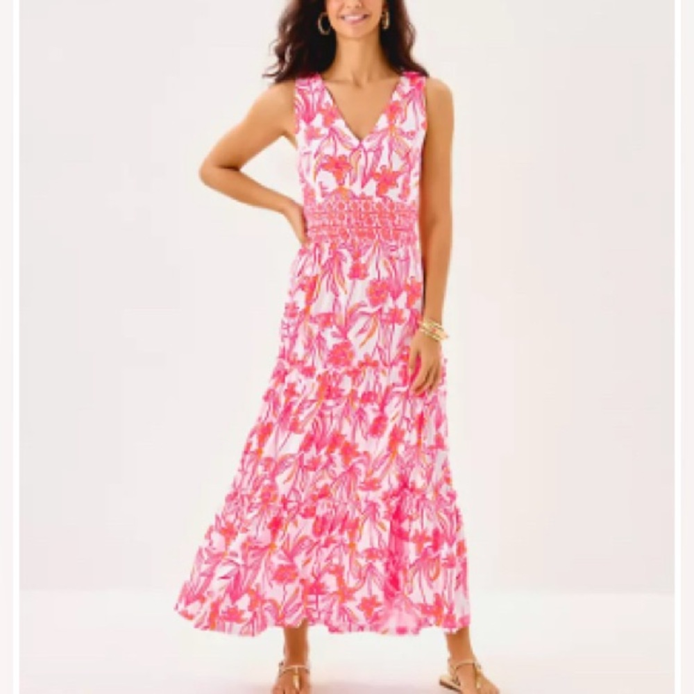 Lilly Pulitzer 
Skylar Midi Dress - Size XL NWT